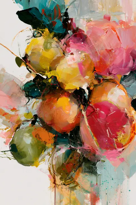 Abstract Impressionist Floral Bouquet — design FD-0023