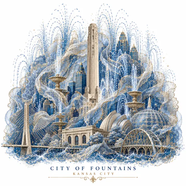 City of Fountains Kansas City — design KC-0007