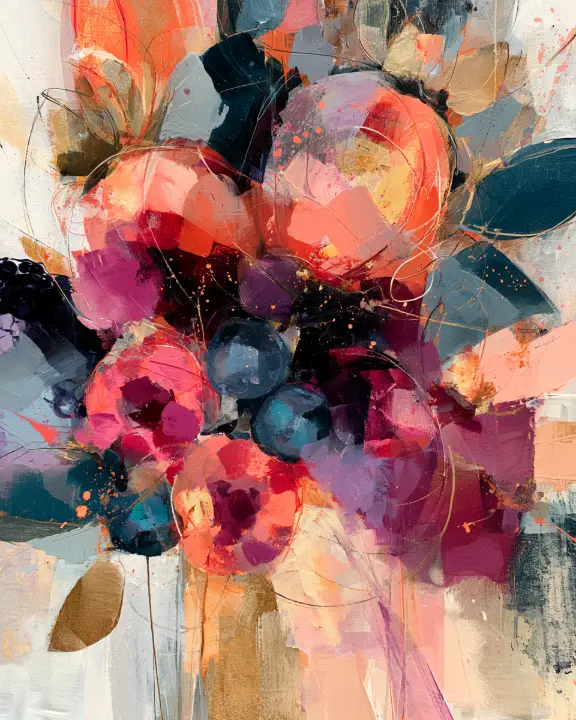 Abstract Floral Bouquet — design FD-0032
