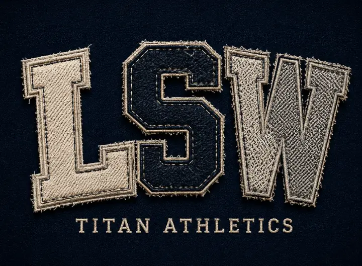 LSW Titan Athletics Patch — design SW-0166