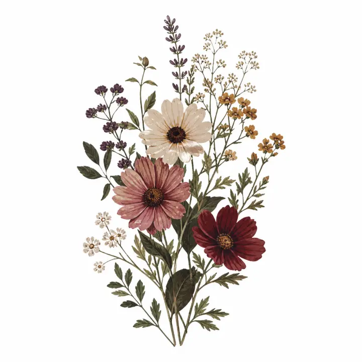 Rustic Wildflower Bouquet — design FLR-0012