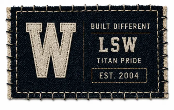 LSW Titan Pride Denim Patch — design SW-0176