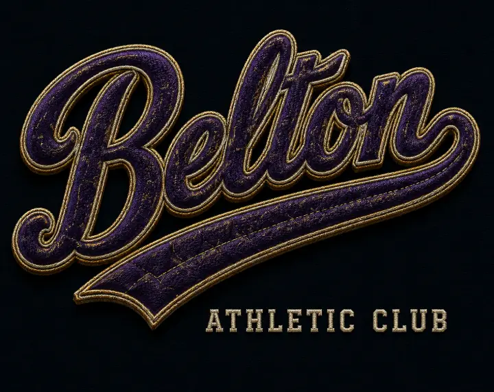 Belton Athletic Club Script — design SW-0040
