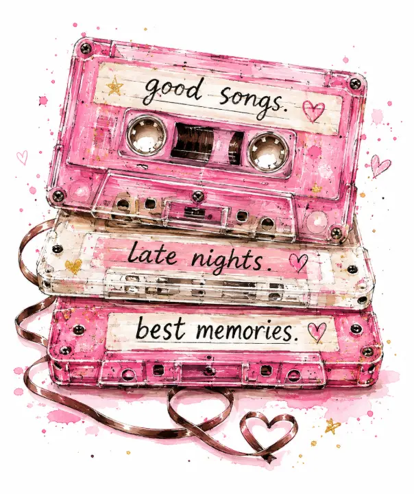 Good Songs Cassette Stack — design PCC-0019