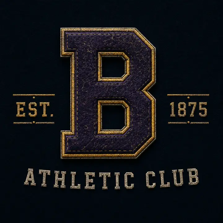 B Athletic Club Varsity — design SW-0036