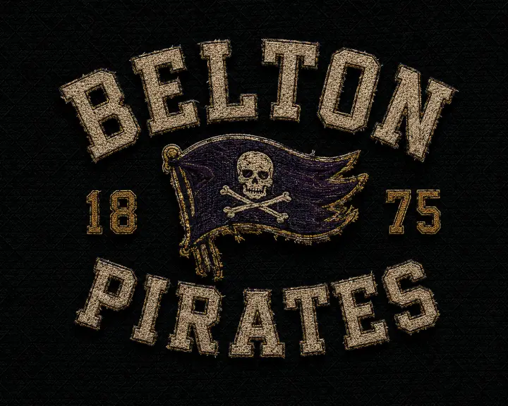 Belton Pirates Varsity Patch — design SW-0098