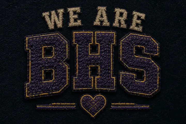 We Are BHS Chenille — design SW-0041