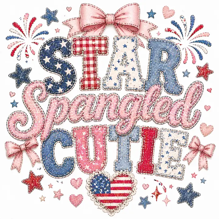 Star Spangled Cutie Patchwork — design HLD-0038