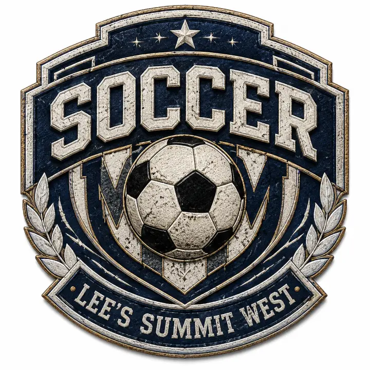 Lee's Summit West Soccer Crest — design SW-0168