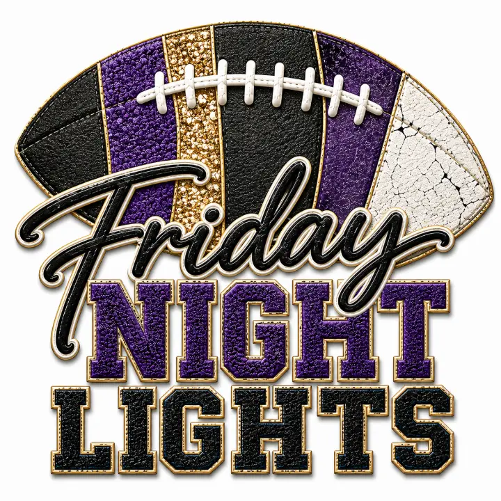 Friday Night Lights Football Patch — design SW-0049