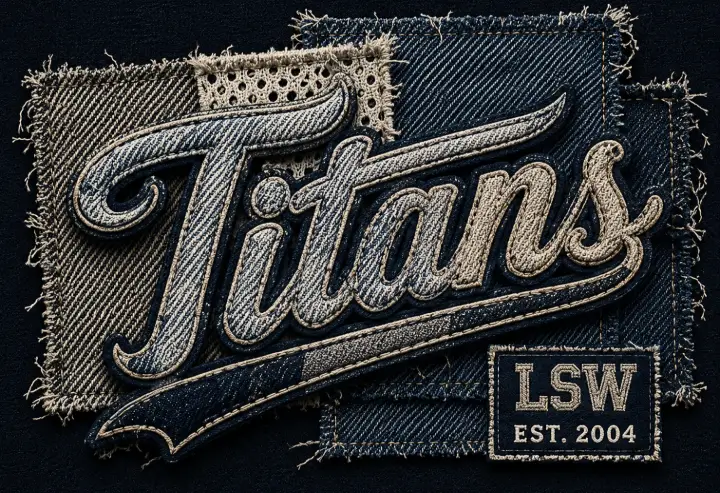 LSW Titans Denim Patchwork — design SW-0138