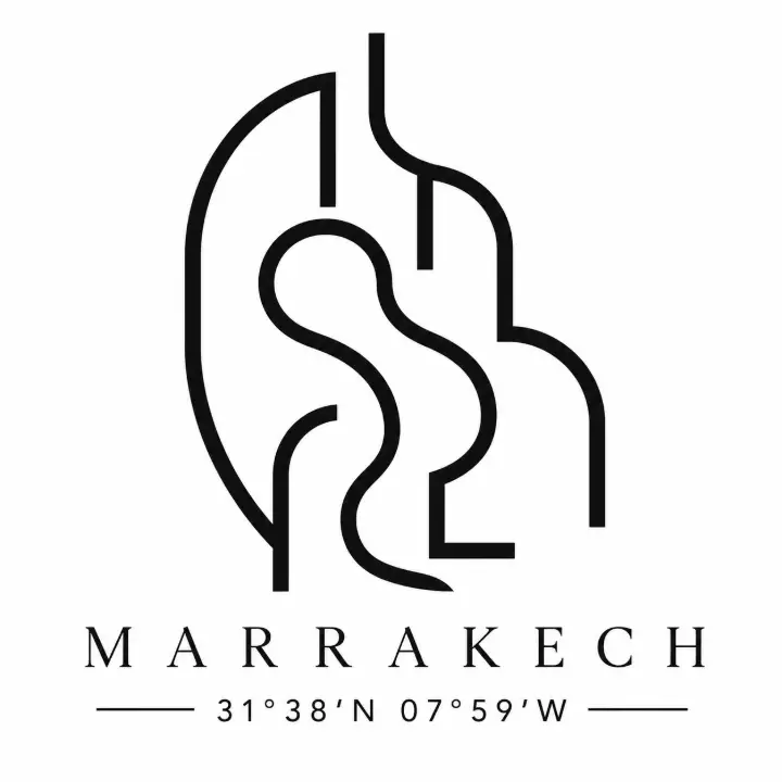 Marrakech Coordinate Line Art — design TRV-0004