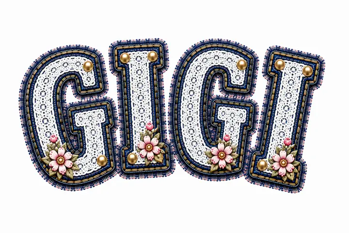 GIGI Lace and Denim — design DL-0015