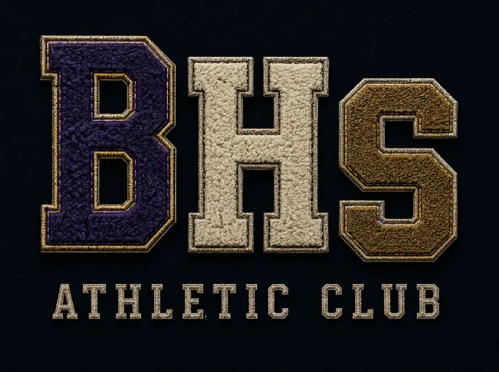 BHS Athletic Club Chenille — design SW-0059