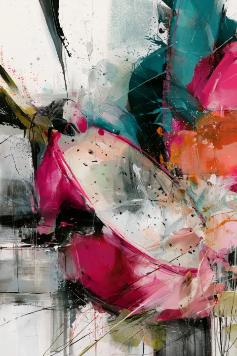 Abstract Floral Splatter — design FD-0018