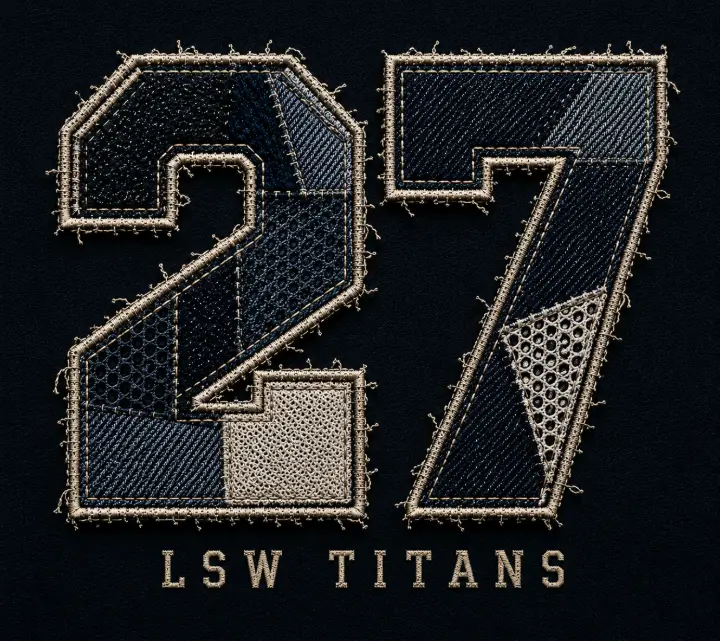 Patchwork Denim LSW Titans 27 — design SW-0175