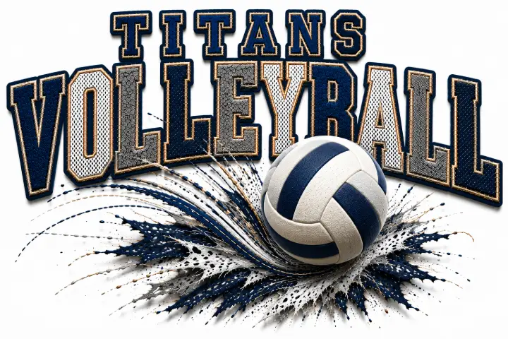 Titans Volleyball Splash — design SW-0167