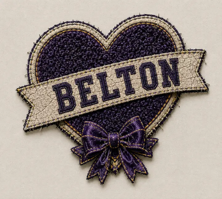 Belton Heart Patch — design SW-0019