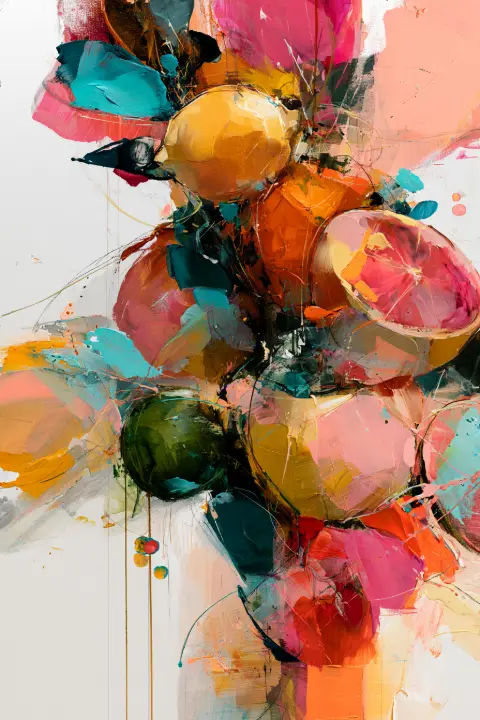 Abstract Citrus Palette — design FD-0024