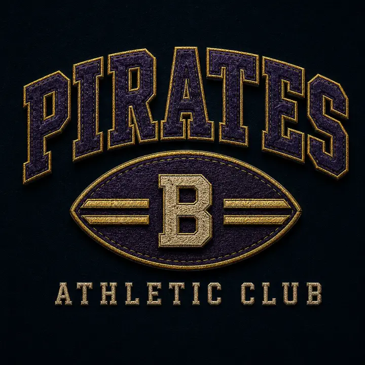 Pirates Athletic Club Embroidery — design SW-0058