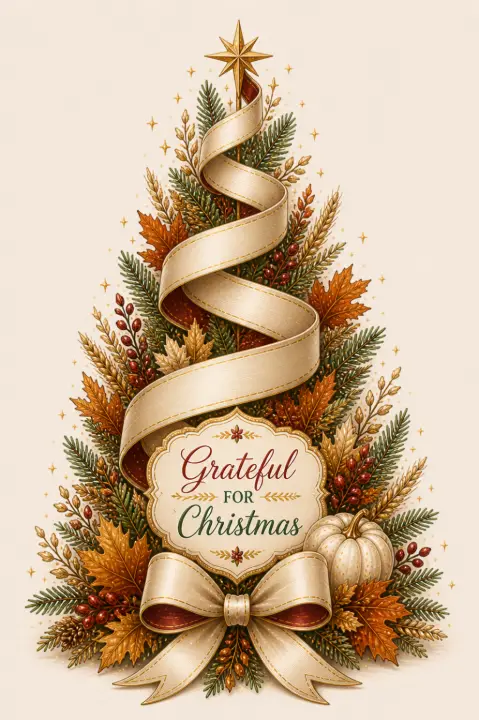 Grateful For Christmas Tree — design HLD-0078