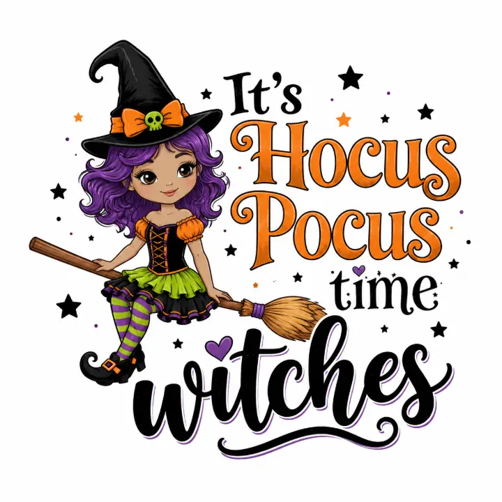 Hocus Pocus Time Witches — design HLD-0065
