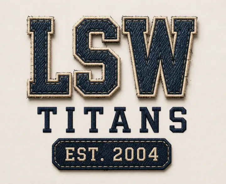 LSW Titans Denim Patch — design SW-0132