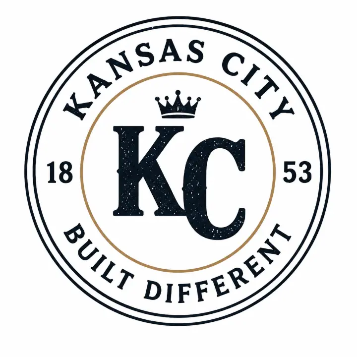 KC Built Different Crest — design KC-0006