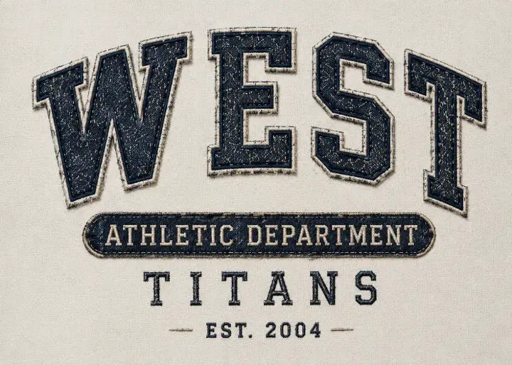 West Titans Athletic Department — design SW-0169