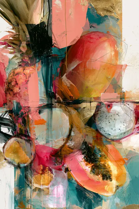 Abstract Tropical Fruit Study — design FD-0021