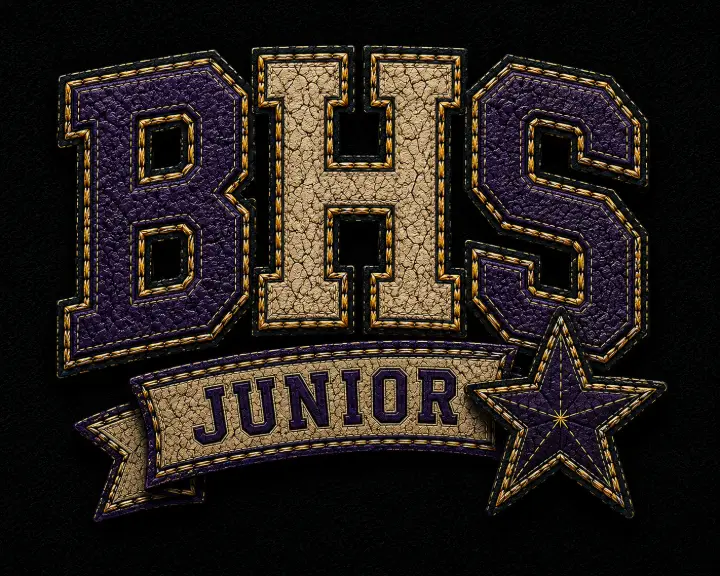 Leather Stitched BHS Junior — design SW-0069