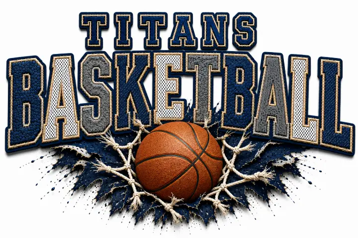 Titans Basketball Mixed Media — design SW-0213