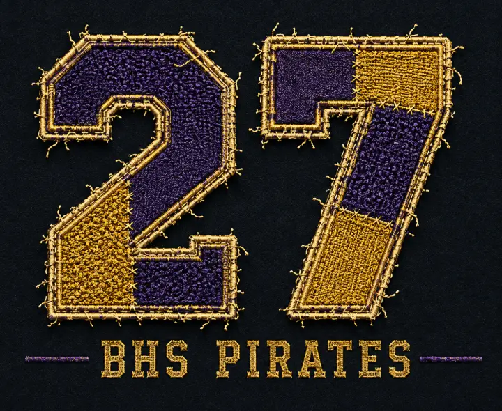 BHS Pirates Number 27 — design SW-0081