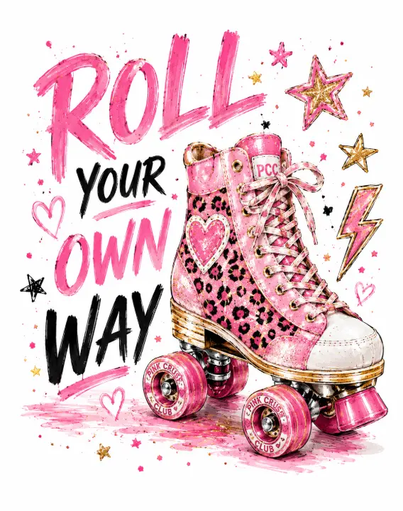 Roll Your Own Way Skate — design PCC-0006