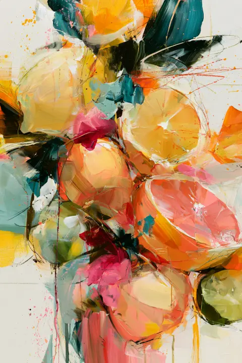 Abstract Citrus Harvest — design FD-0030