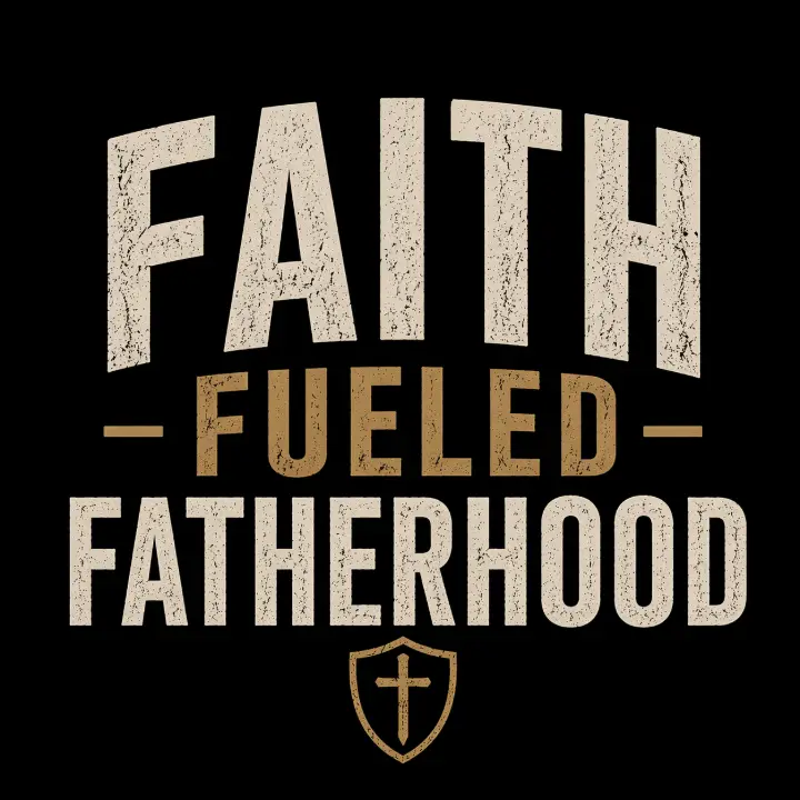 Faith Fueled Fatherhood Cross Shield — design FML-0003