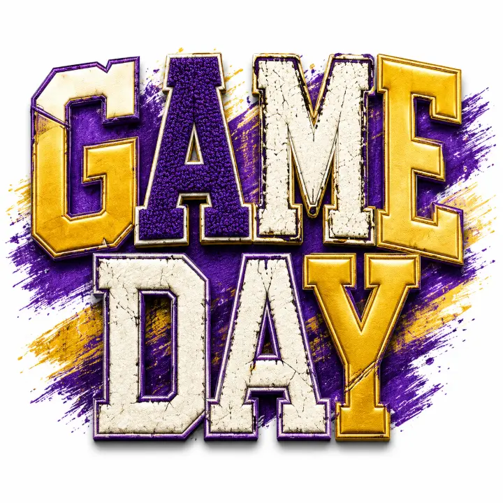 Textured Game Day Varsity — design SW-0007
