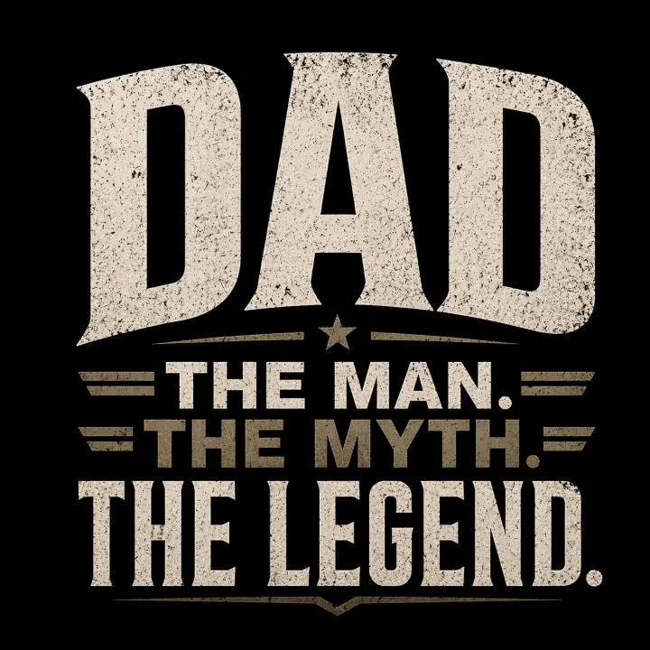 Dad The Myth The Legend — design FML-0009