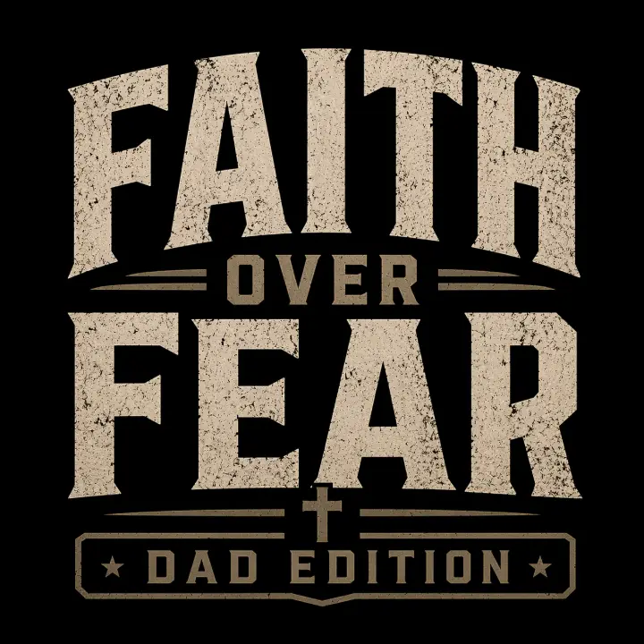 Faith Over Fear Dad Edition — design FML-0002