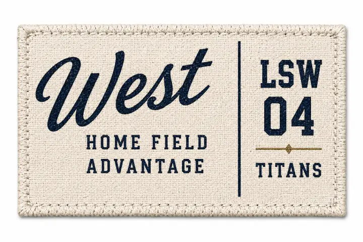 West Titans Home Field Patch — design SW-0161