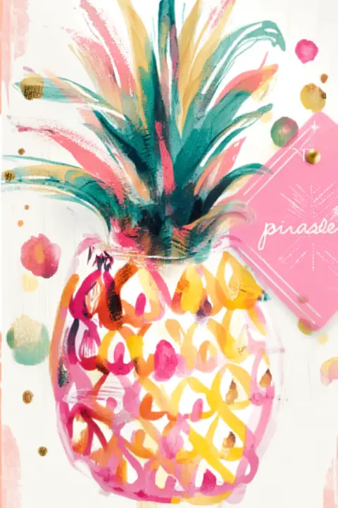 Painterly Abstract Pineapple — design FD-0031