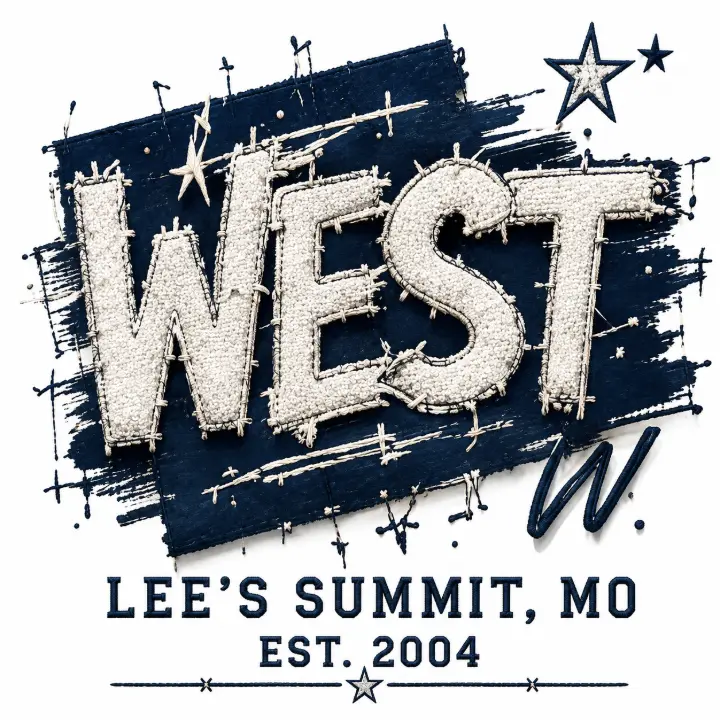 Lee's Summit West Denim Patch — design SW-0144