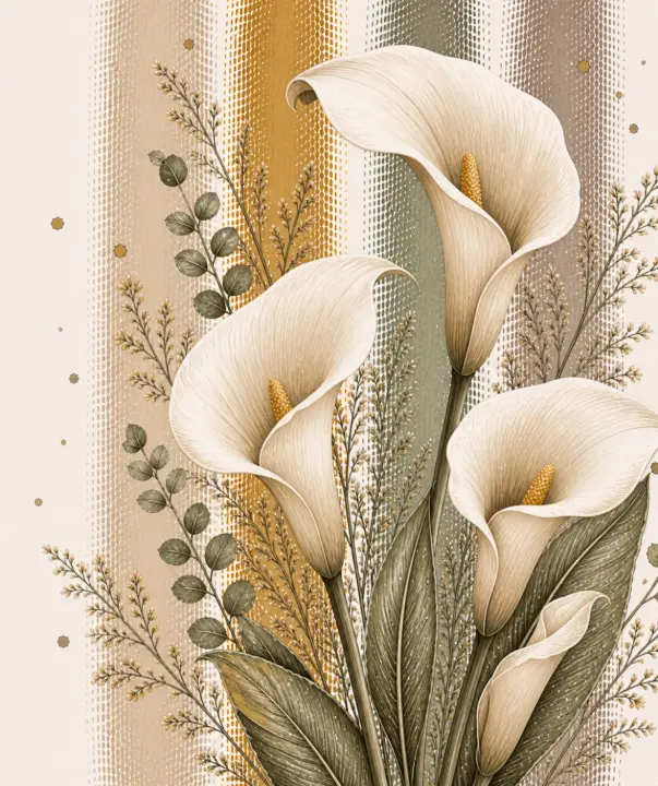 Elegant Calla Lily Bouquet — design FLR-0019