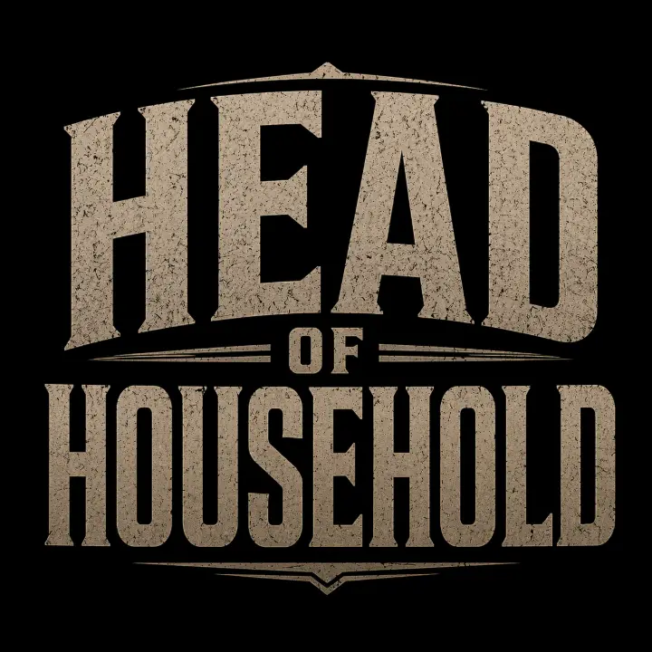 Head of Household Typographic — design FML-0012