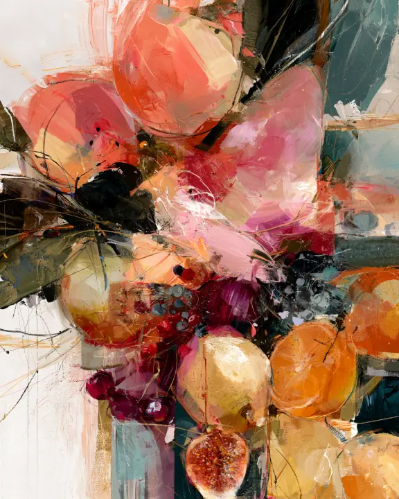 Abstract Impressionist Fruit Harvest — design FD-0025