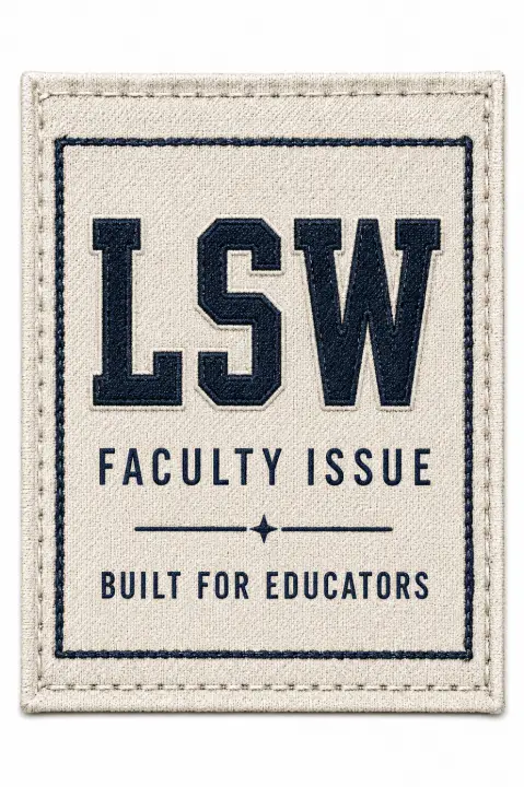 LSW Faculty Issue Patch — design SW-0145
