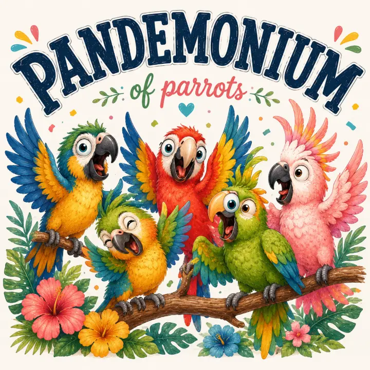 Pandemonium of Parrots — design NML-0001