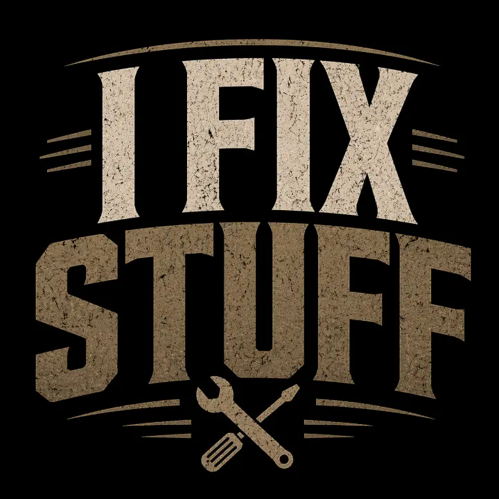 I Fix Stuff Wrench Graphic — design FML-0008