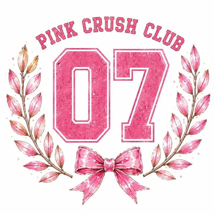 Pink Crush Club 07 Bow — design PCC-0029