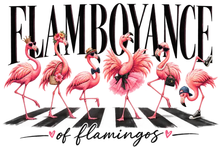 Flamboyance of Flamingos — design NML-0004